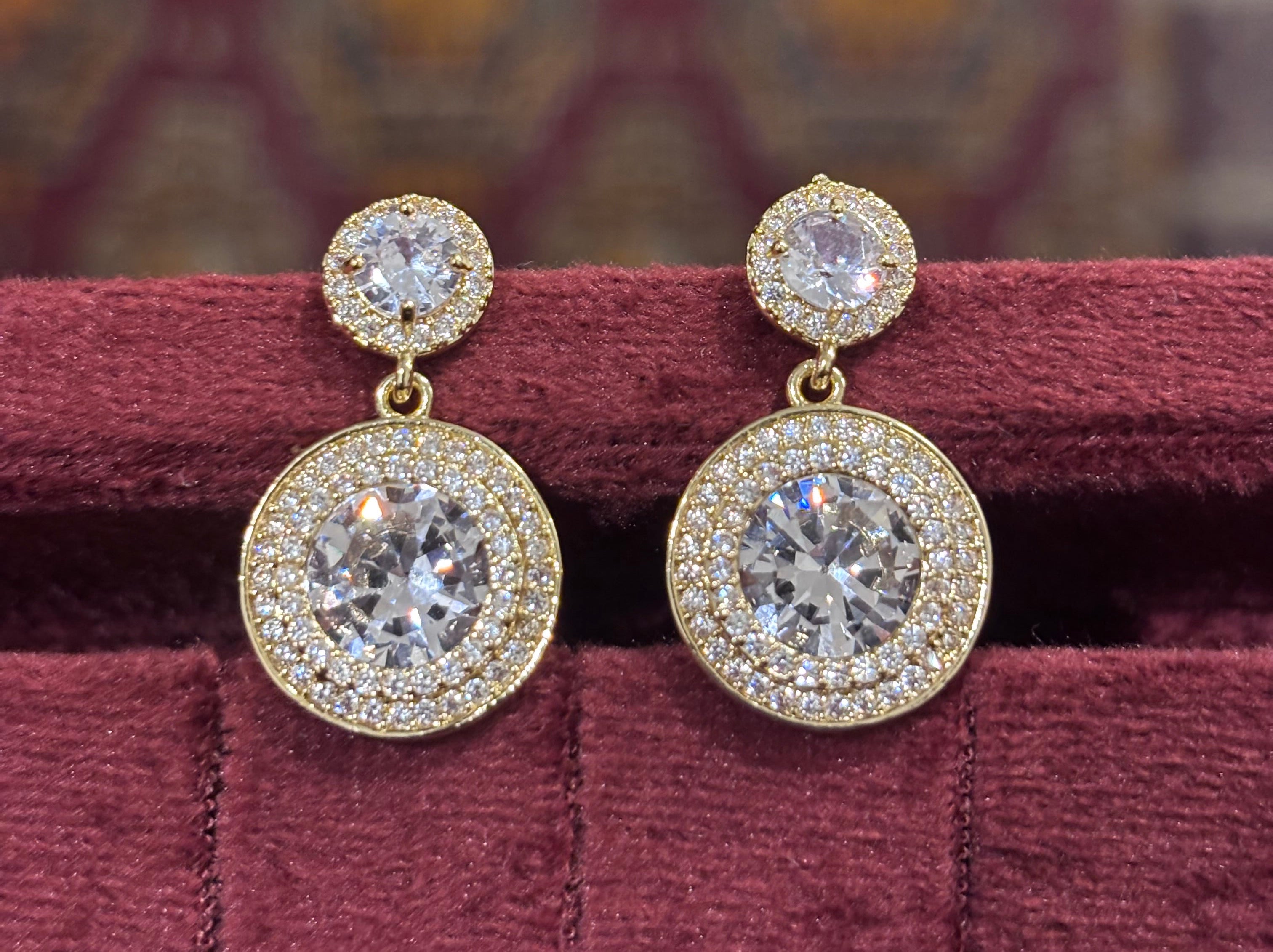 Celeste Double Halo Drops