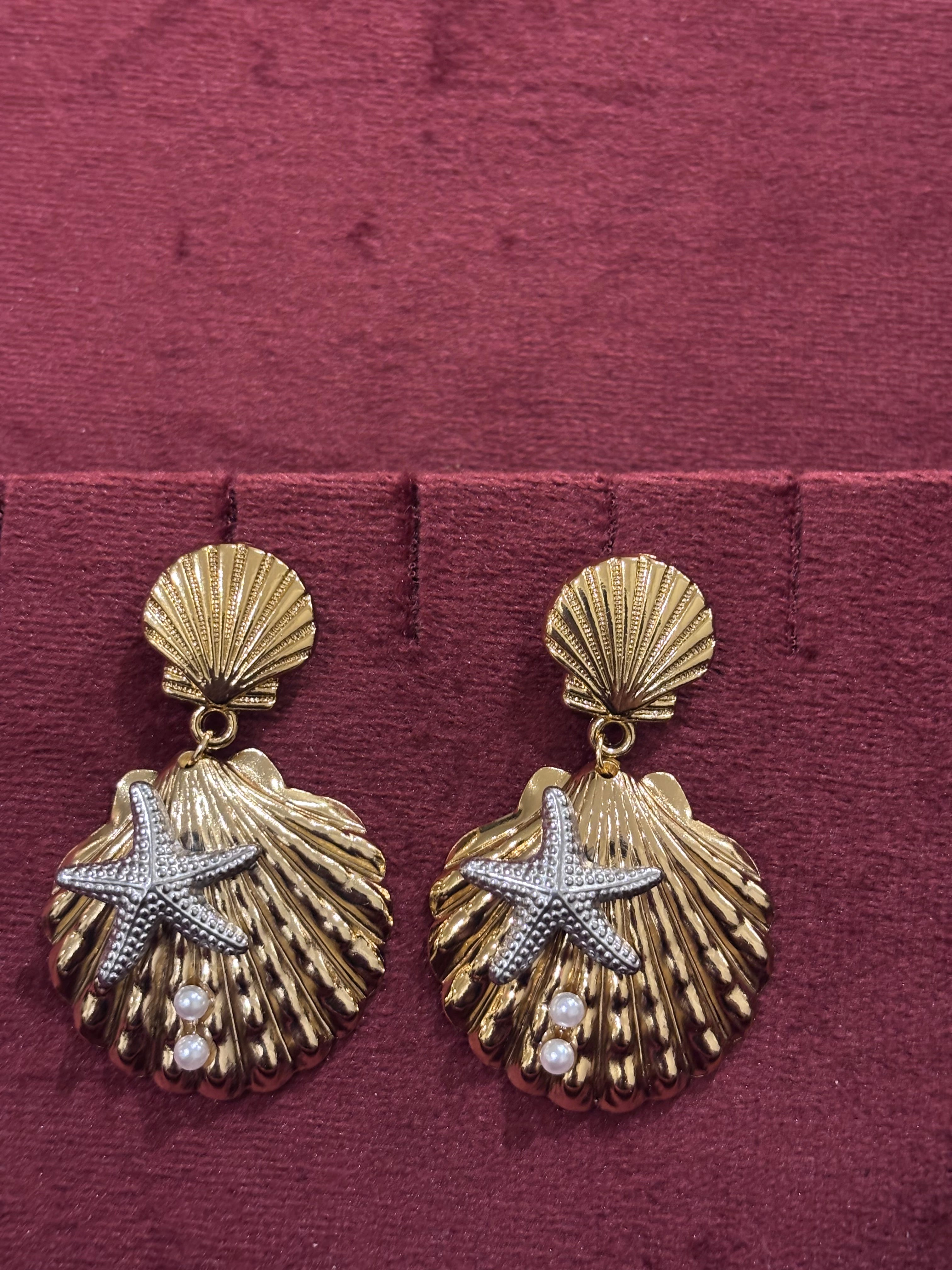 Marina Starfish & Scallop Drops