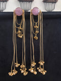 Rose Quartz Cascade Tassels