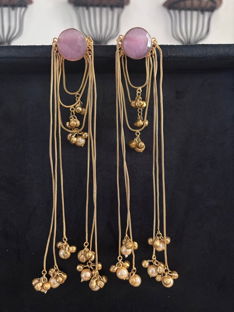 Rose Quartz Cascade Tassels