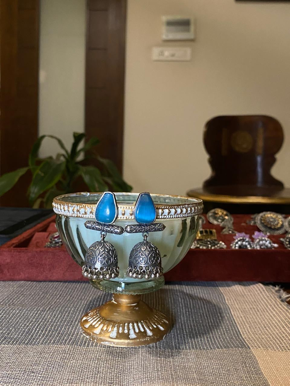 The Vyjayanthimala "Amrapali" Jhumkas