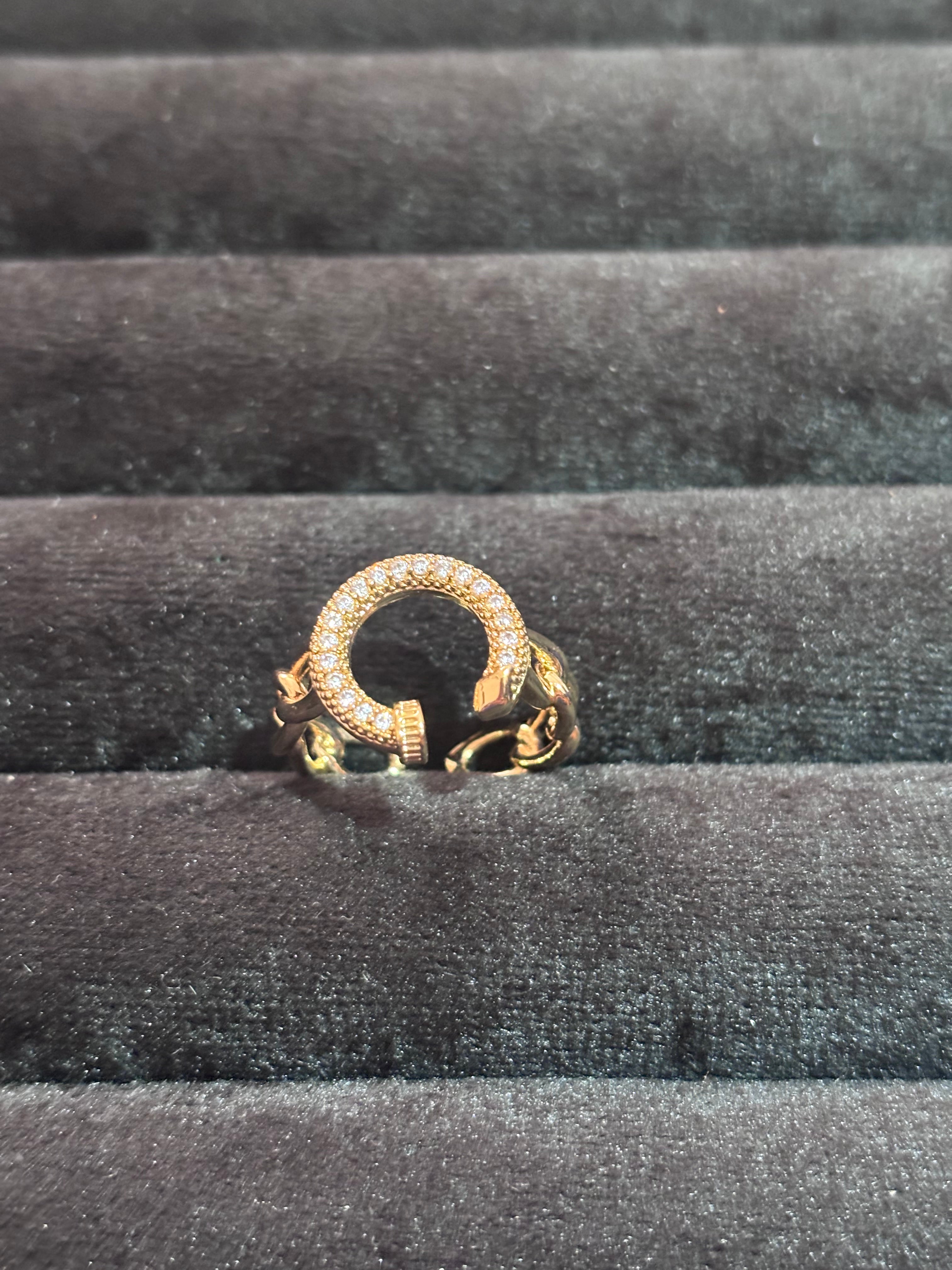 Eterna Halo Adjustable Ring