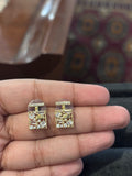 Crystal Perfume Bottle Studs