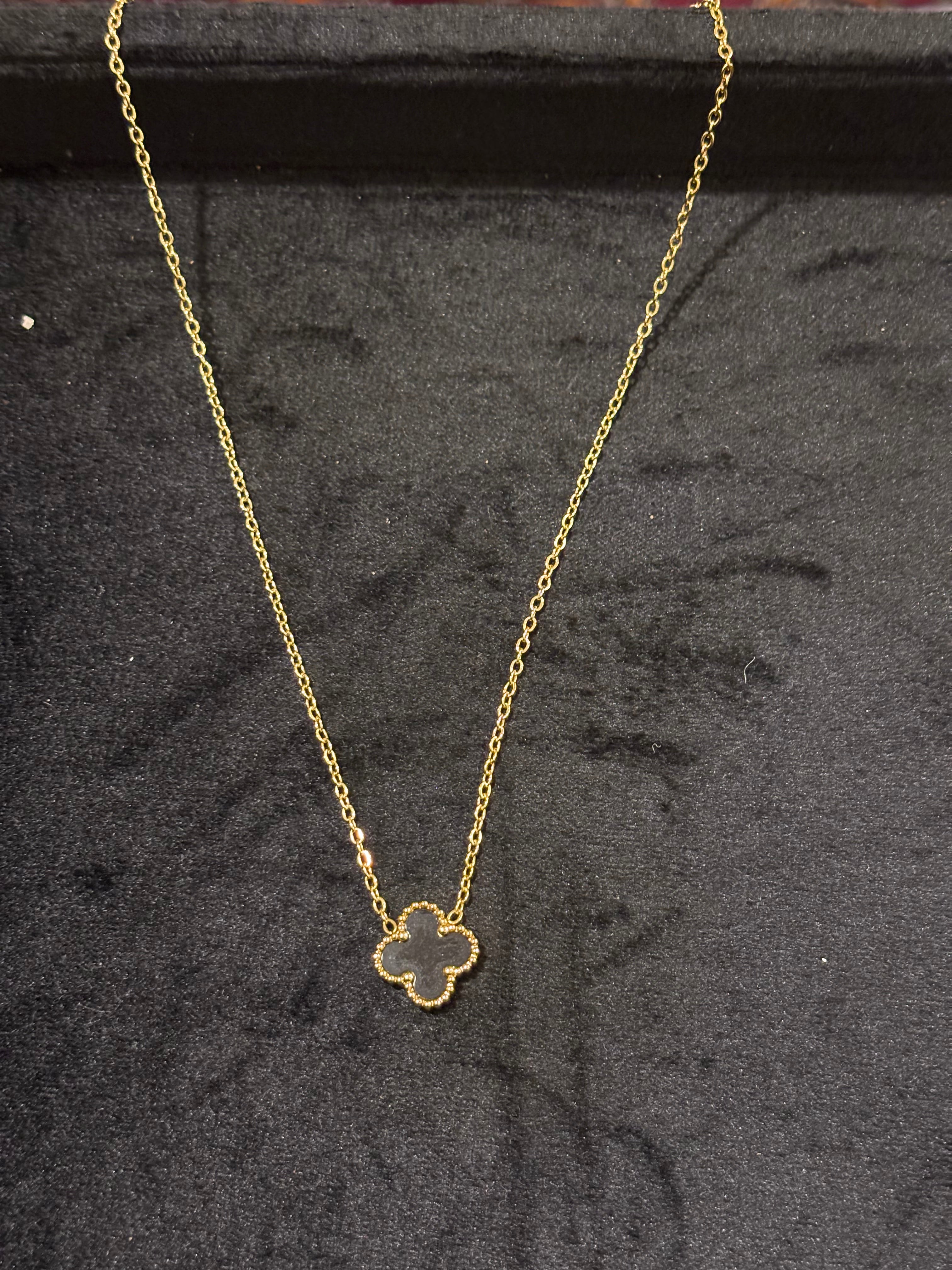 The Midnight Clover Pendant
