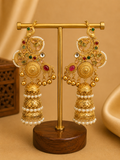 Meher Peacock Tiered Jhumkas