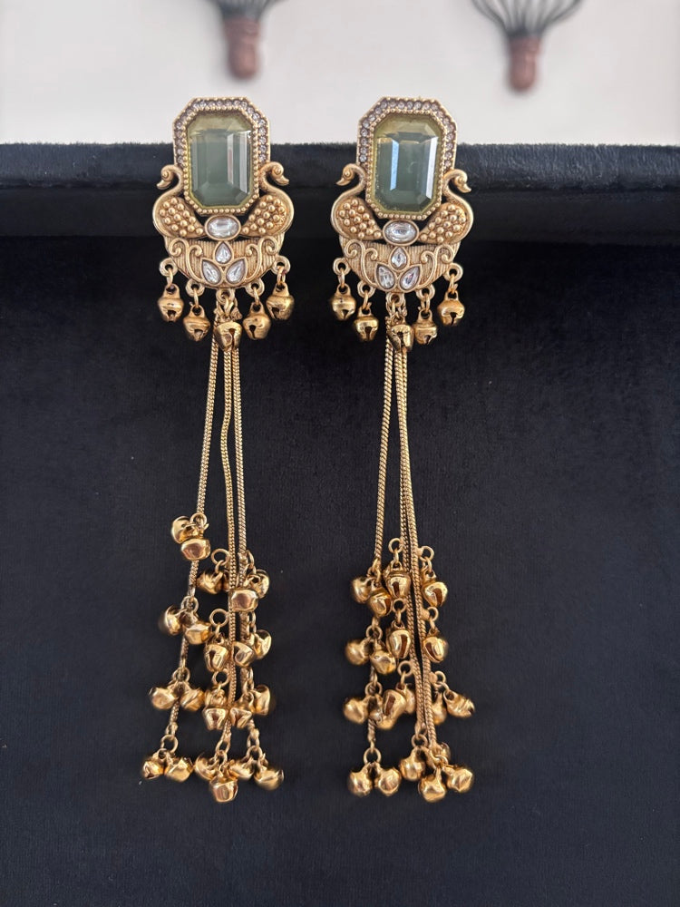 Sage Architectural Tassel Drops