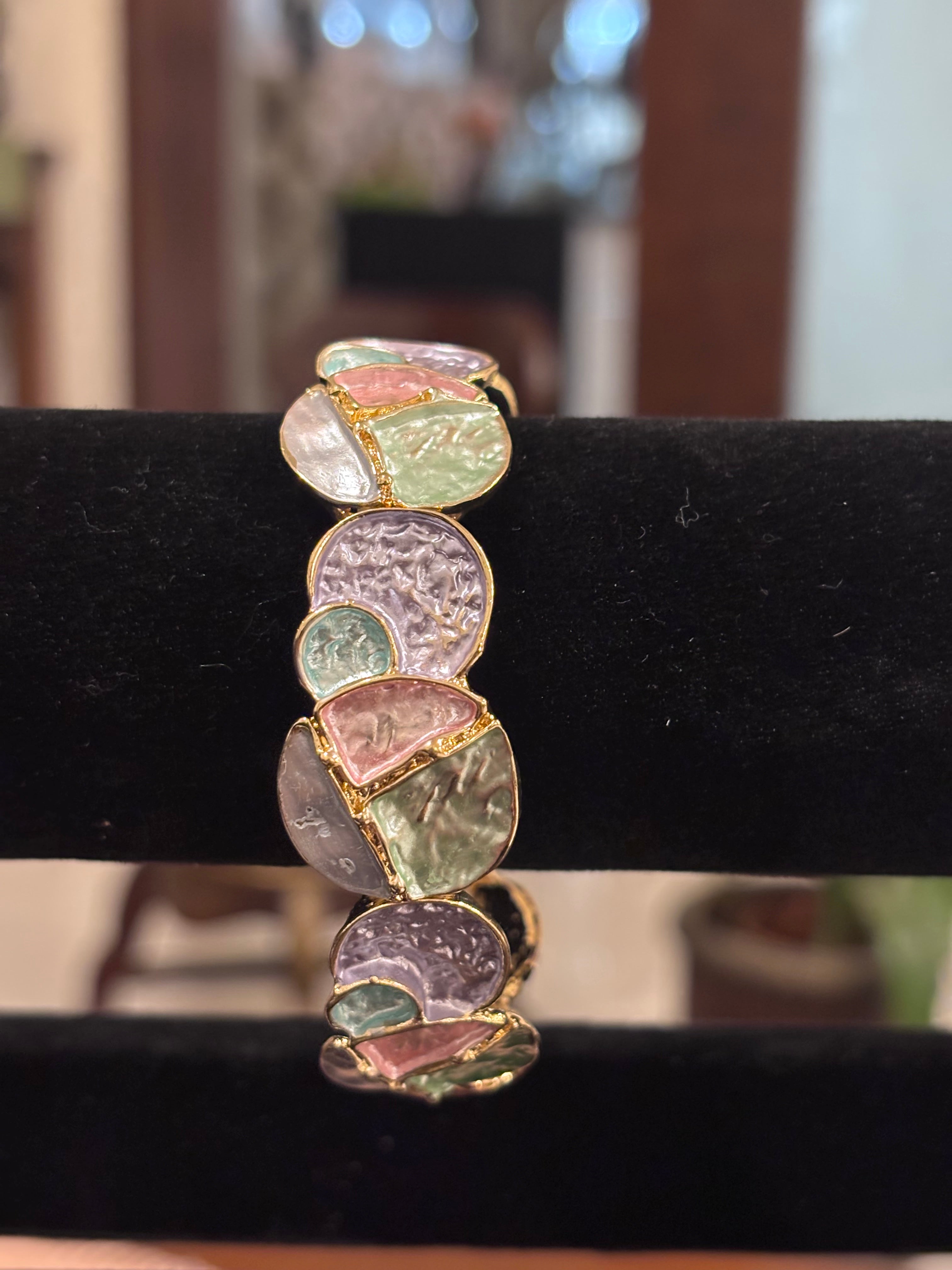 The Mosaic Pebble Bangle