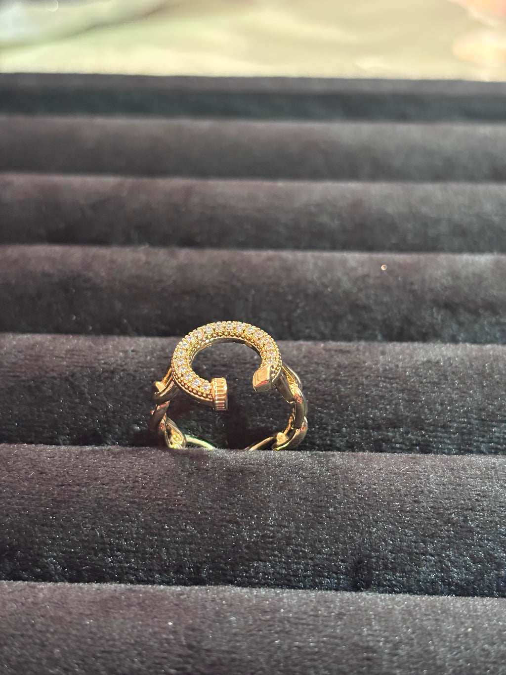 Eterna Halo Adjustable Ring