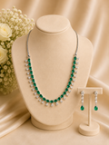 Emerald Cascade Necklace Set