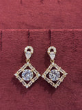 Rhea Geometric Crystal Drops