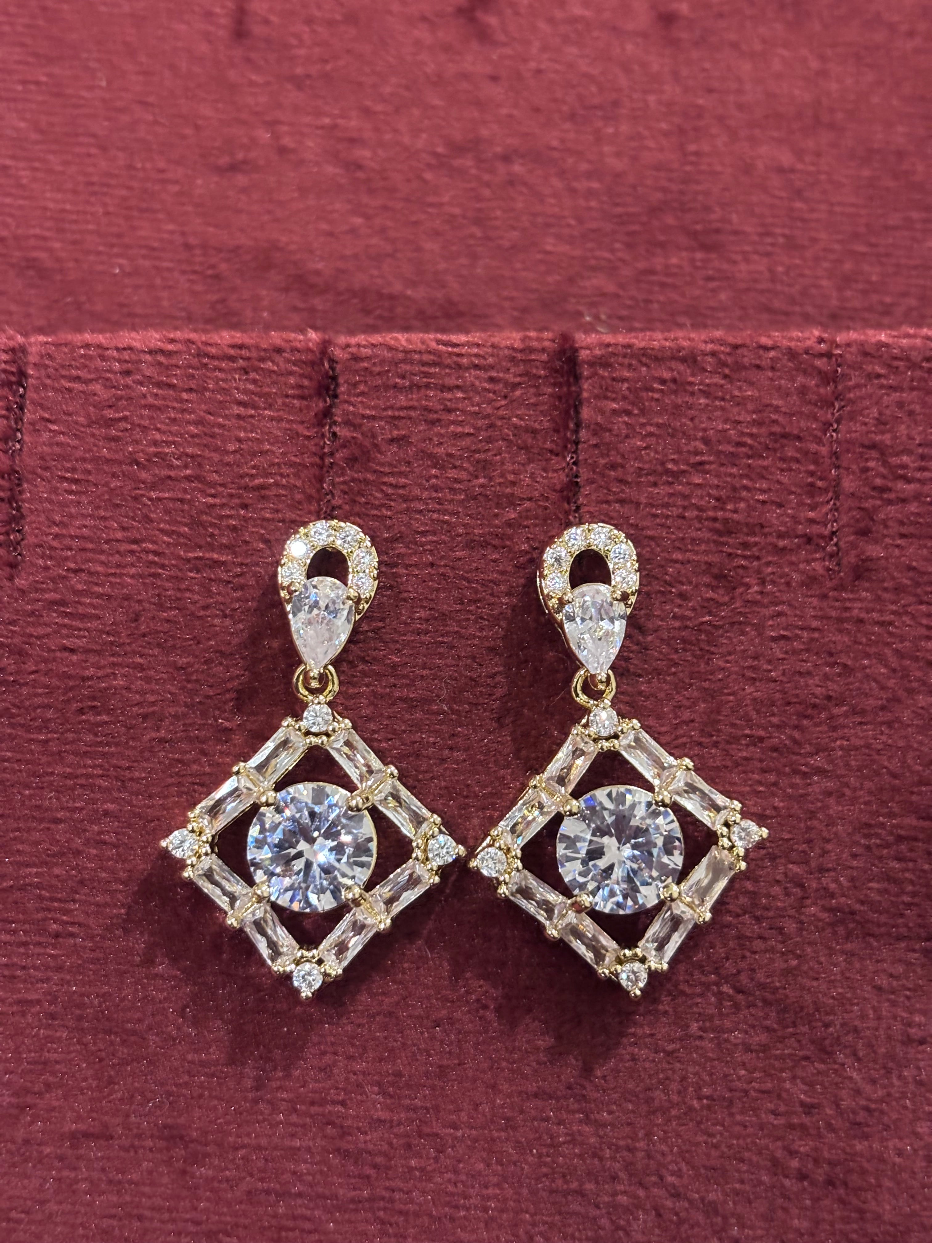 Rhea Geometric Crystal Drops