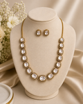 Celeste Polki Statement Necklace Set