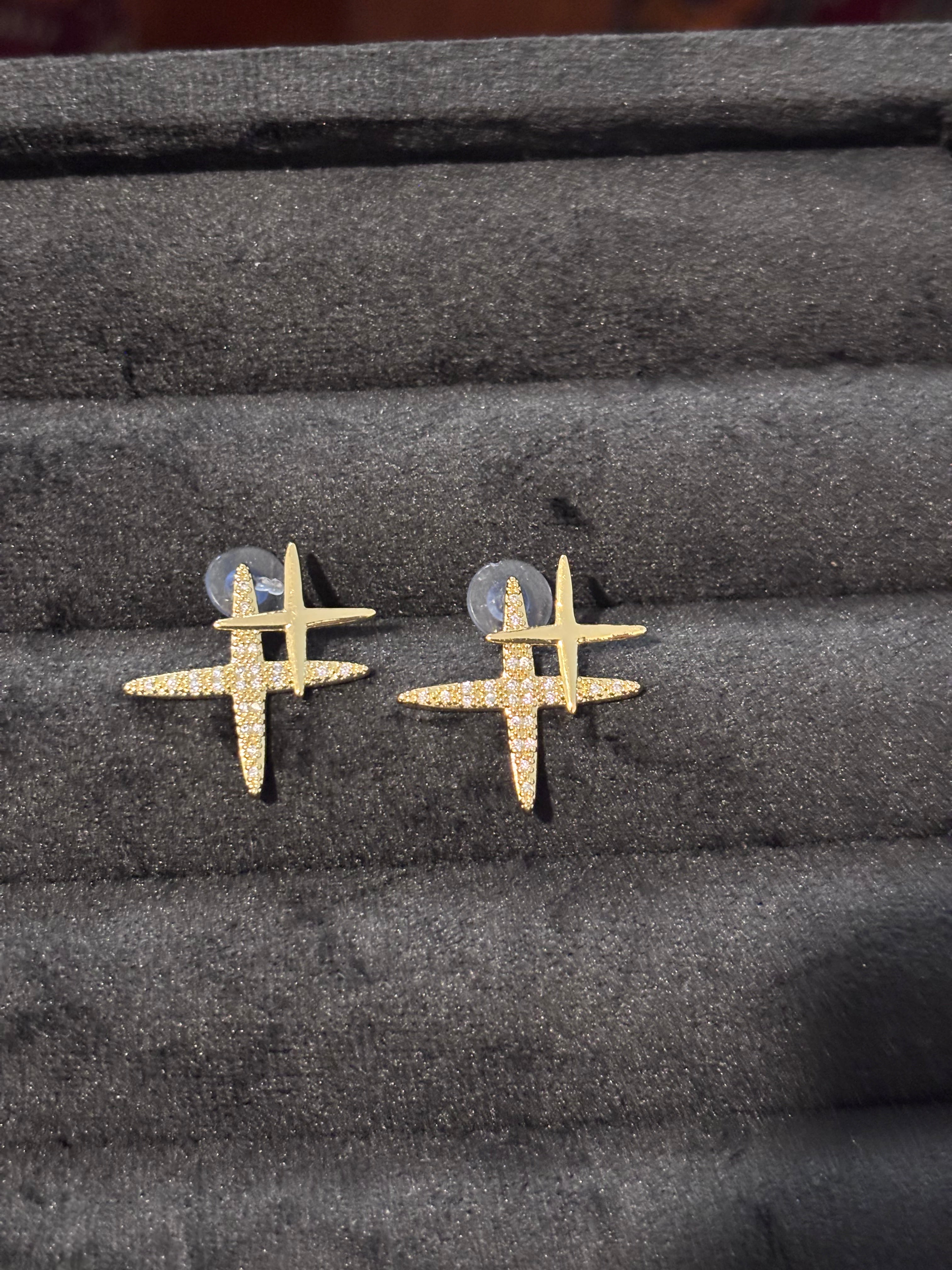 North Star Sparkle Studs