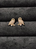 The "Midnight Wisdom" Owl Studs