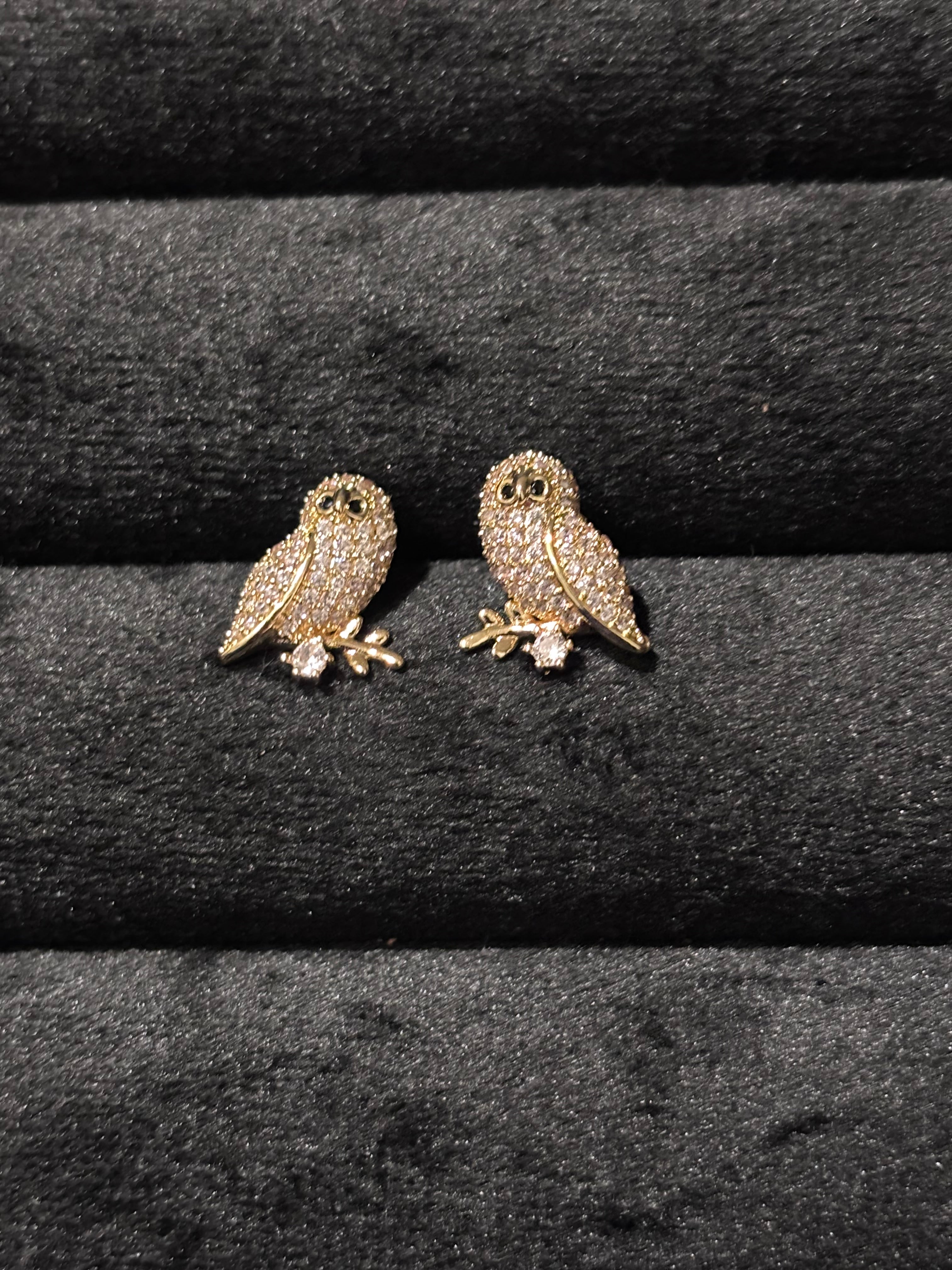 The "Midnight Wisdom" Owl Studs