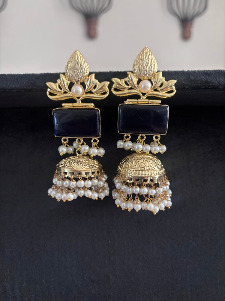 Royal Indigo Filigree Bells