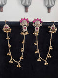 Ruby Blossom Sahare Earrings