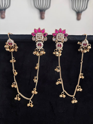 Ruby Blossom Sahare Earrings